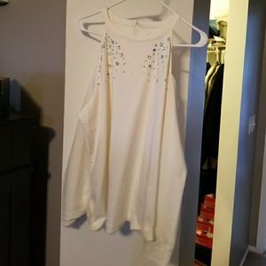 Long sleeved cold shoulder top